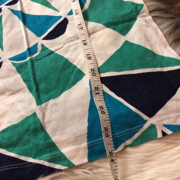 Anthropologie Mirror Blue Short Sleeve Top - Picture 4 of 5